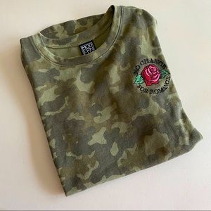 Camo muscle tank with decal